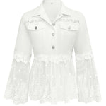 Silvia | Veste à Panneaux de Dentelle