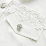 Silvia | Veste à Panneaux de Dentelle