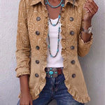 Cristina | Veste à Volants et Imprimé Style Western