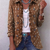 Noa | Veste Bohème à Volants et Imprimé Animalier