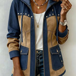 Marina | Veste à Capuche Patchwork