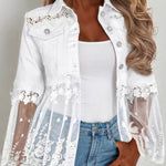 Silvia | Veste à Panneaux de Dentelle
