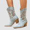 Selena – Bottines en Denim Orthopédique