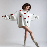 Manon | Pull Oversize a Motif Coeurs