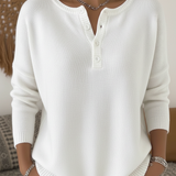 Océane | Pull Boutoné Décontracté