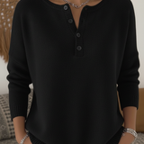 Océane | Pull Boutoné Décontracté