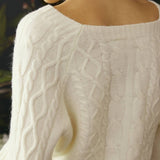Lucienne | Pull Torsade a Col Rond