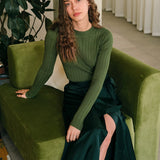 Henriette | Pull Cotele a Col Rond