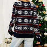 Nathalie | Pull de Noel a Col Rond